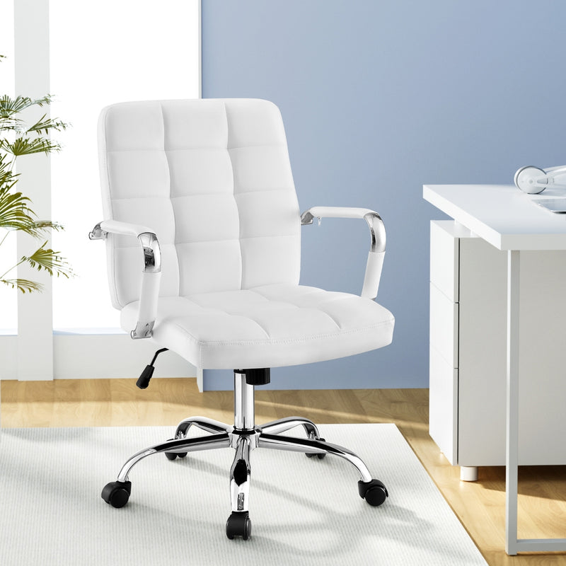 Artiss Office Chair PU Computer Desk Work Chair