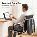 Artiss Office Chair PU Leather Mid Back Black Conference