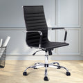 Artiss Office Chair High Back PU Leather Black Conference