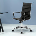 Artiss Office Chair High Back PU Leather Black Conference