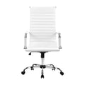 Artiss Office Chair High Back PU Leather Conference White