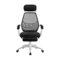 Artiss Mesh Office Chair Recliner Black White
