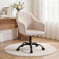 Artiss Office Chair Velvet Cream