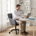 Artiss Office Chair Velvet Dark Grey