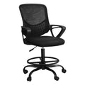 Artiss Drafting Stool Mesh Office Chair Black Standing Desk
