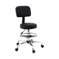 Artiss Drafting Chair High Back Ergonomic PU Black Standing Desk