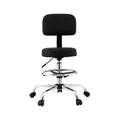 Artiss Drafting Chair High Back Ergonomic PU Black Standing Desk