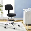 Artiss Drafting Chair High Back Ergonomic PU Black Standing Desk