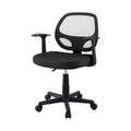 Artiss Mesh Office Chair Black Mid Back Computer Gaming Desk