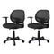 Artiss 2x Mesh Office Chair Computer Gaming Black Study Work