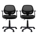 Artiss 2x Mesh Office Chair Computer Gaming Black Study Work
