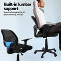 Artiss 2x Mesh Office Chair Computer Gaming Black Study Work