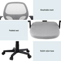 Artiss Mesh Office Chair Grey Computer Gaming Desk Work Study