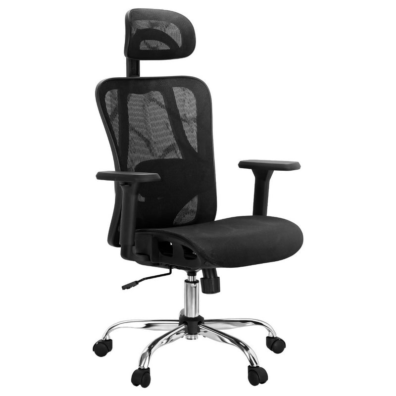 Artiss Ergonomic Office Chair Black Recline Executive