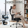 Artiss Ergonomic Office Chair Footrest Black