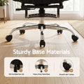 Artiss Ergonomic Office Chair Footrest Black