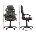 Artiss Gaming Office Chair Grey Computer Desk Seat