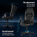 Artiss Gaming Office Chair Grey Computer Desk Seat