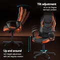 Artiss Gaming Office Chair Executive Racing High Back Orange