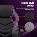 Artiss Gaming Chair Purple Computer Office Seat