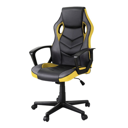 Artiss Gaming Chair Yellow High Back Computer Office Racing