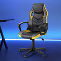 Artiss Gaming Chair Yellow High Back Computer Office Racing