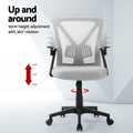Artiss Mesh Office Chair Mid Back Grey 2 Pack