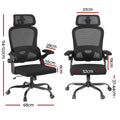Artiss Ergonomic Mesh Office Chair Black