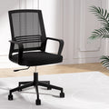 Artiss Mesh Office Chair Black Mid Back Computer Gaming Work