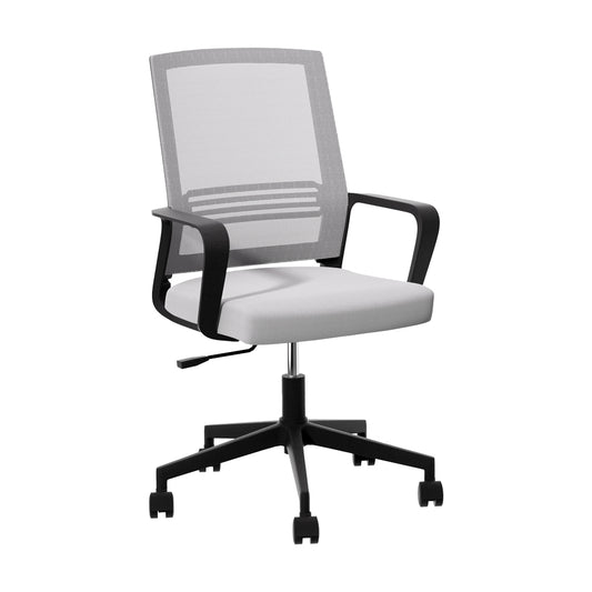 Artiss Mesh Office Chair Grey Computer Gaming Desk Work Study