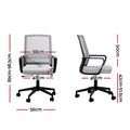 Artiss Mesh Office Chair Grey Computer Gaming Desk Work Study