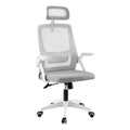 Artiss Office Chair Ergonomic Computer Desk Chair Grey Adjustable