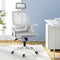 Artiss Office Chair Ergonomic Computer Desk Chair Grey Adjustable