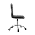 Artiss Office Chair PU Leather Low Back Black Conference