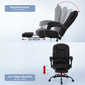 Artiss Racing Executive Office Chair Fabric Footrest Computer Desk