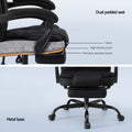 Artiss Racing Executive Office Chair Fabric Footrest Computer Desk