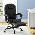 Artiss Racing Executive Office Chair Fabric Footrest Computer Desk
