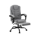 Artiss Executive Office Chair Fabric Racing Computer Desk w Footrest