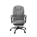 Artiss Executive Office Chair Fabric Racing Computer Desk w Footrest