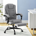 Artiss Executive Office Chair Fabric Racing Computer Desk w Footrest