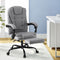 Artiss Executive Office Chair Fabric Racing Computer Desk w Footrest