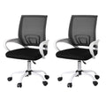 Artiss Office Chair Mesh Mid Back Gaming Computer Desk Work Study 2x