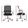 Artiss Office Chair Mesh Mid Back Gaming Computer Desk Work Study 2x