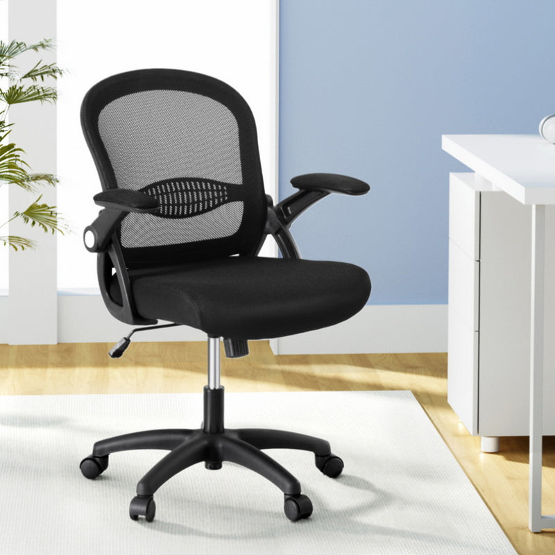 Artiss Mesh Office Chair Mid Back Computer Gaming Desk Work Study