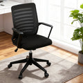 Artiss Ergonomic Mesh Office Chair Lumbar Support Height Adjustable Black