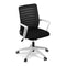 Artiss Mesh Office Chair Ergonomic Lumbar Support Mid Back Black