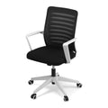 Artiss Mesh Office Chair Ergonomic Lumbar Support Mid Back Black