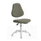 Artiss Armless Office Chair Ergonomic Soft Fleece Height Adjustable Vanity Desk Chair Green