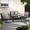 Gardeon Wicker Outdoor Sofa Set Garden Patio Lounge Furniture