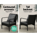 Gardeon Wicker Outdoor Sofa Set Garden Patio Lounge Furniture